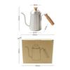 650ML Coffee Hand Brewed Pot Japanese Long Narrow Spout Handle Stainless Steel Kettle Camping Teapot Coffee Brewing Accessories