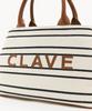 Clave Elena Black Tote Bag
