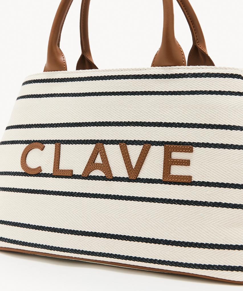 Clave Elena Black Tote Bag
