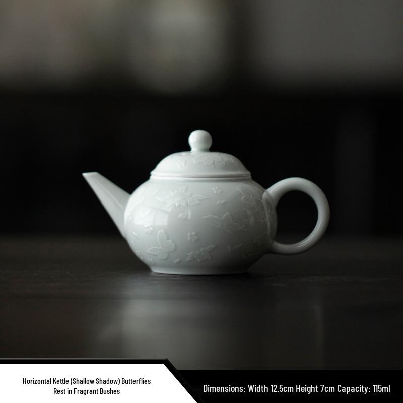 Красный керамический чайник Сиши - Элегантный китайский стиль для женщин, на одну порцию, с цветной глазурью