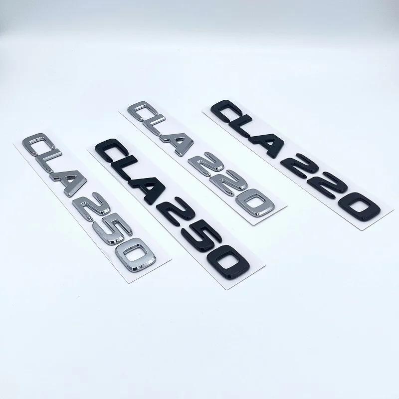 3D буквы CLA180 CLA200 CLA220 CLA250 CLA260 4Matic ABS эмблема для Mercedes-Benz C118 W117 Наклейка с логотипом на крыло, багажник, заднюю часть автомобиля