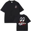 Mooneyes Moon Gear Speed Logo Printed Unisexs and Unisexs Retro Unisexs and Unisexs Tshirts Fan Enthusiast Printed Top Street Style