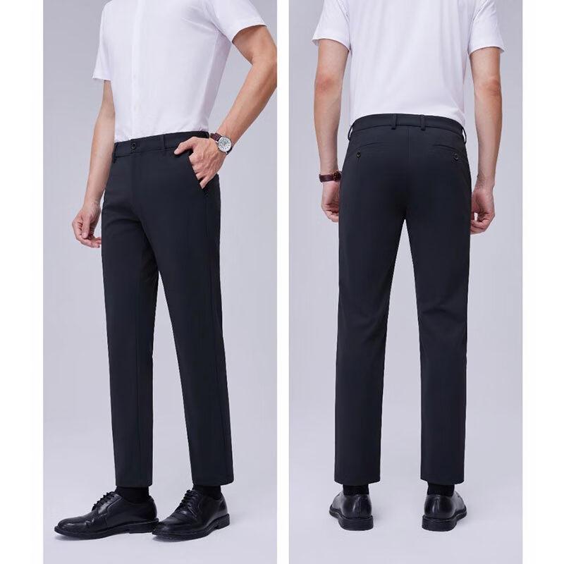 Премиальные темно-синие брюки Yiliteng в стиле business casual