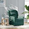 VidaXL Reclining Massage Chair Dark Green Fabric, Massage Chair, Armchair, Sofa Armchair, Office Chair 4015612