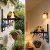 Outdoor Indoor Wall-mounted Hanger Colorful Wall Hook Beautiful Metal Decorative Rack  Courtyard