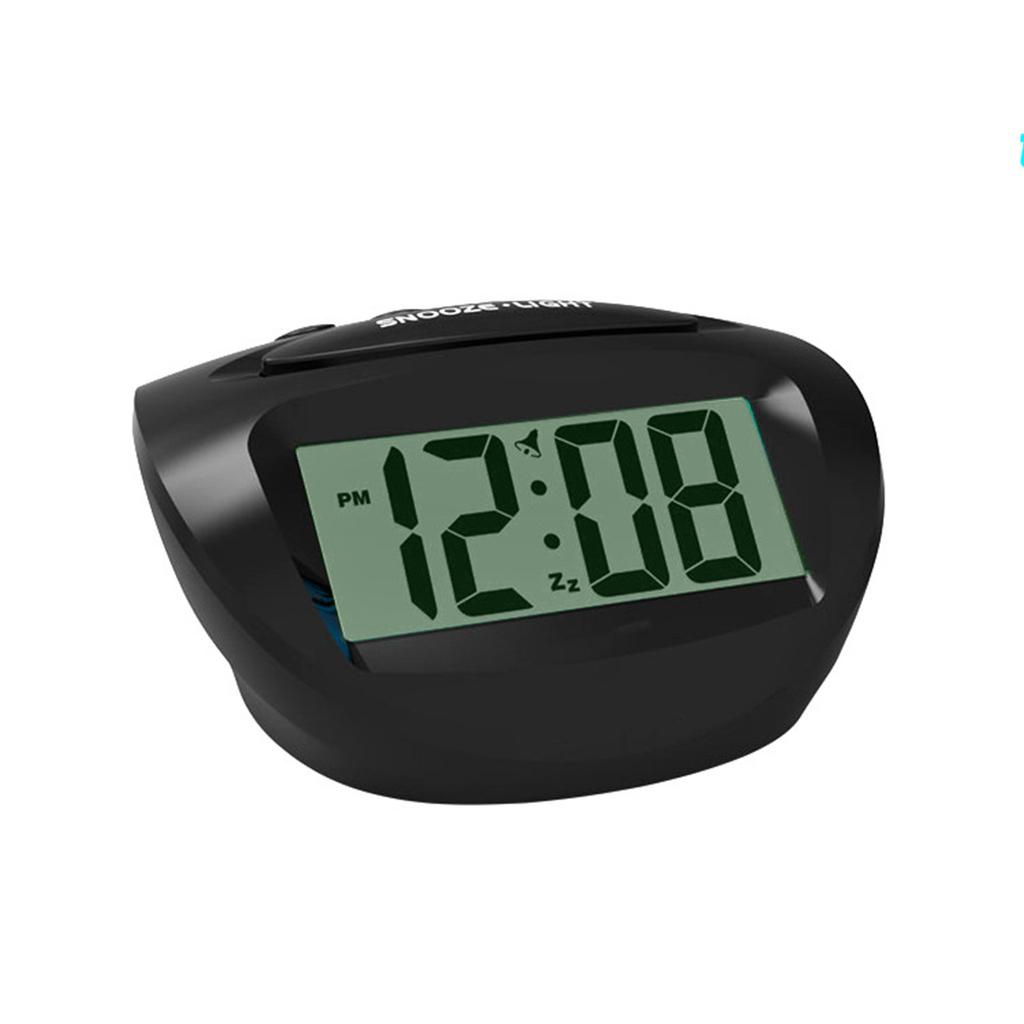 Small Digital Alarm Clock For Children,Blue Backlight, Scending Alarm Volume, Basic Clock, LCD Digits Readout, Snooze, Battery Powered
