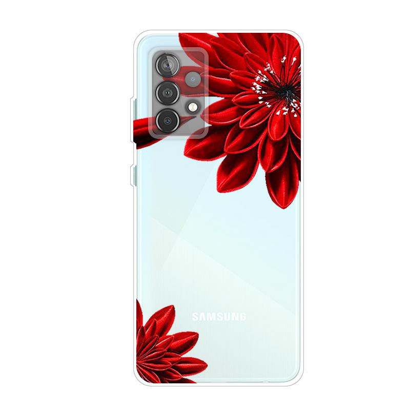 Для чехла Samsung A52 5G Чехол Прозрачный Мягкий ТПУ силиконовый Чехол для телефона Для Samsung Galaxy A72 M52 A52S 5G Чехол 4G Прозрачный Funda