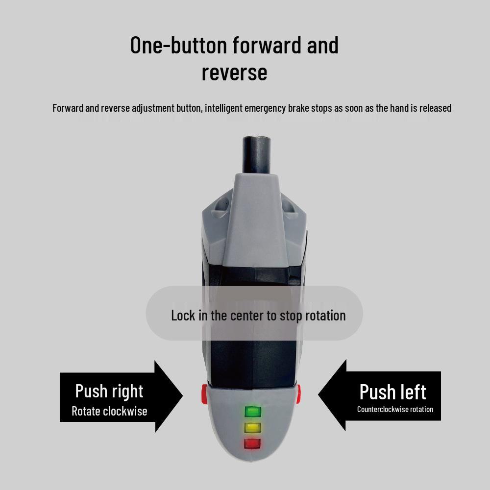 XPOWER Rechargeable Forward/Reverse Electric Drill & Screwdriver for Household Repair