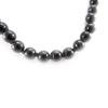 [J8459] - Black 'Perla' Necklace (8 Mm)