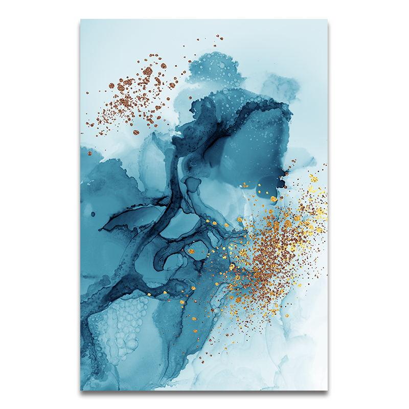 Современные акварельные чернила абстрактный настенный постер минималистский холст с принтом декоративная живопись современное искусство украшение дома картина