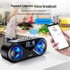 Портативная Bluetooth-колонка CooCooer Y02 со светодиодным дисплеем, штекер CN (адаптер в комплекте)