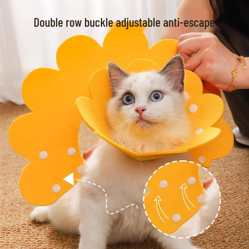 Елизаветинский воротник против разлизывания для кошек и собак для удаления блох - Кольцо на шею и головной убор для котенка британской короткошерстной породы, товары для питомцев