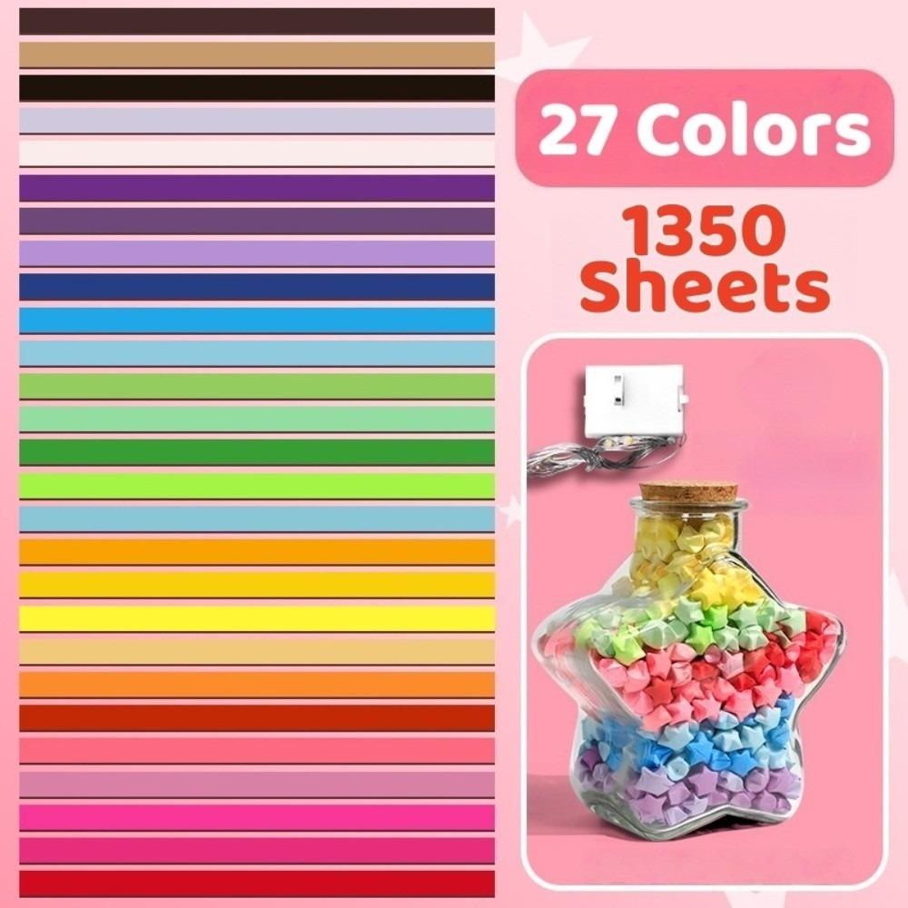 Сделай сам Пятиконечная Звезда Бутылка Желаний Каваи Декоративные Оригами Звезды Бумажные Полоски Декор для Дома Радужный Цвет