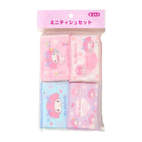 Sanrio Мини-упаковка салфеток (8-упаковка) - Моя мелодия (504203)