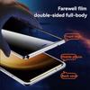 Anti Peeping Case for Samsung Galaxy S26 Ultra Plus S26+, Double Sided Tempered Glass,Metal Frame with Lens Protector Phone Bumpers