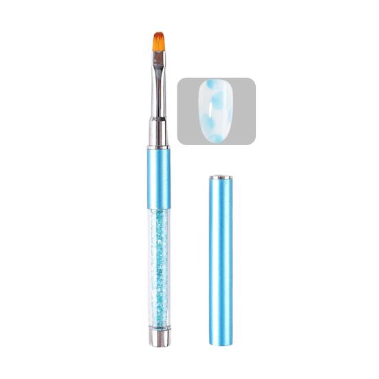 1/5 шт. универсальная мягкая щетина легкая ручка-кисточка для фототерапии ногтей французская роспись цветочный салон