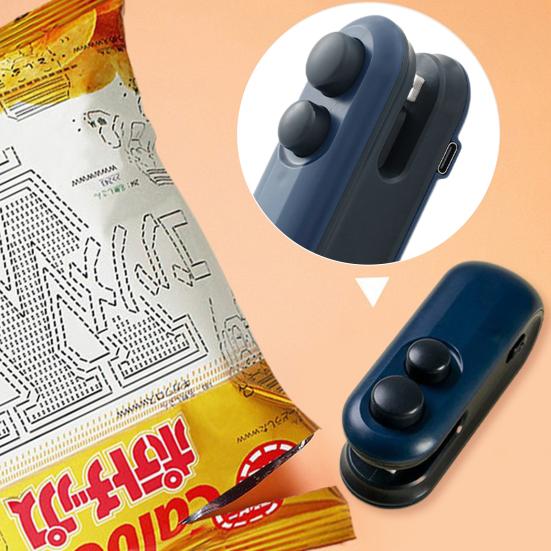 1 комплект, машина для запечатывания пакетов, аккумуляторная запечатывающая машина для пакетов с резаком, сохраняющая свежесть, запечатывающая машина для хранения продуктов для дома