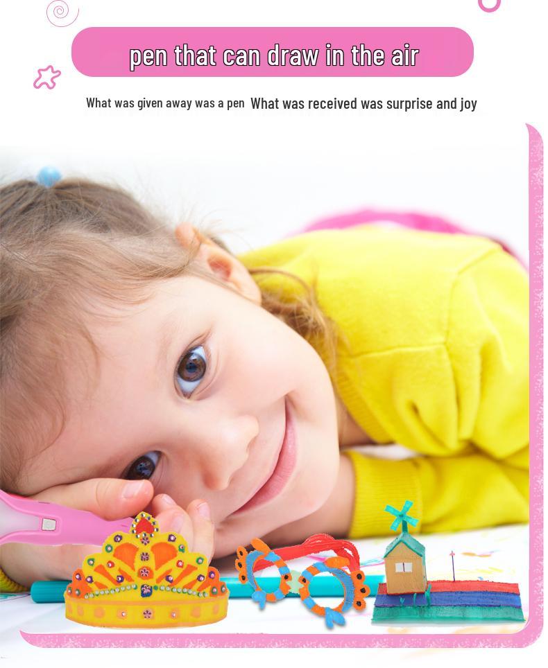 3D ручка для волшебной печати для детей - Оригинальный инструмент для рисования граффити