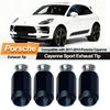 Спортивный глушитель Porsche Cayenne 11-14 с четырьмя выходами