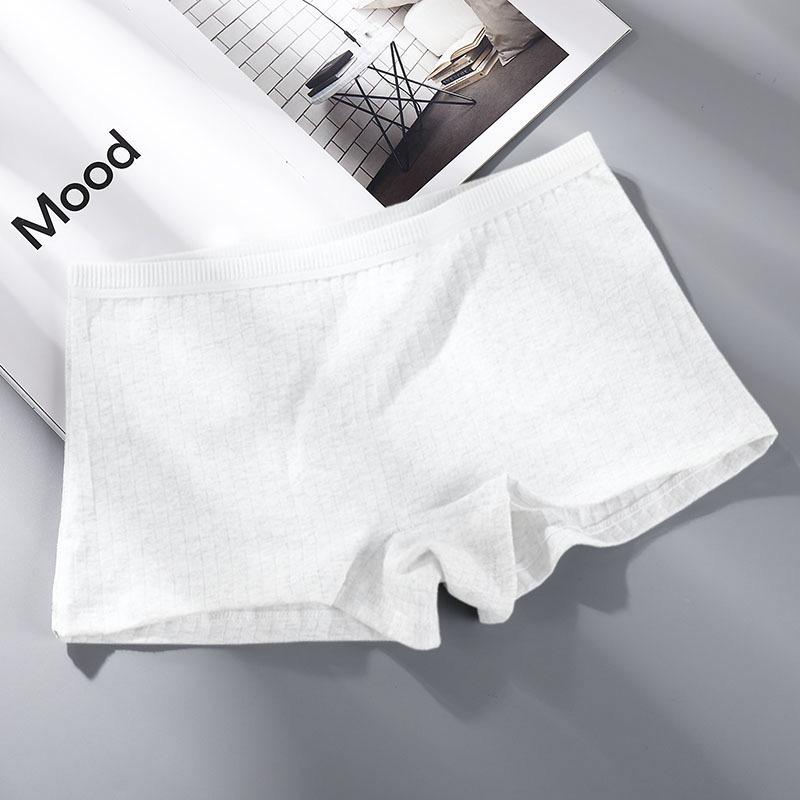 Хлопковые шорты для мальчиков, нижнее белье, бесшовные трусы-боксеры, однотонные трусики для девочек, защитные трусики, удобное нижнее белье