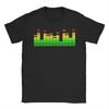 Funny Dj Music Beat Equalizer Tshirts For Unisex Crew Neck Cotton T Shirts Short Sleeve Tee Shirt Graphic Clothes