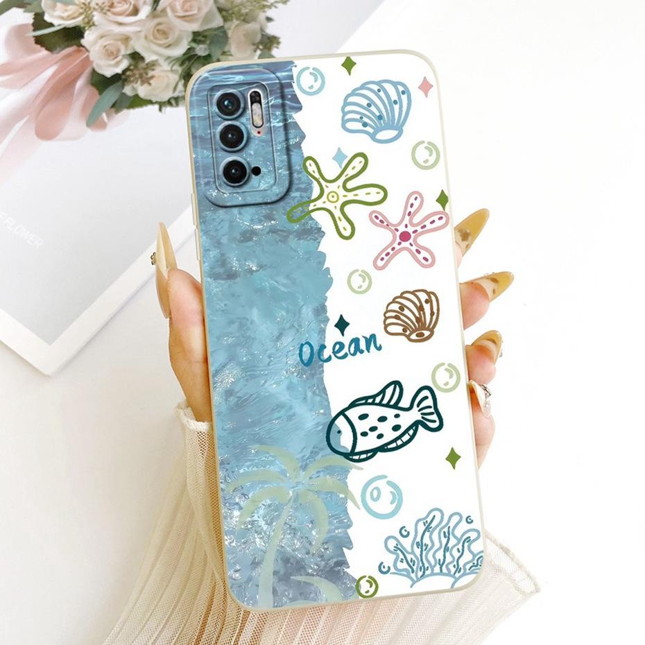 Новый модный чехол для телефона Xiaomi Poco M3 Pro 5G 4G, мягкие силиконовые чехлы для Poco M3 M3Pro, противоударные чехлы-бамперы