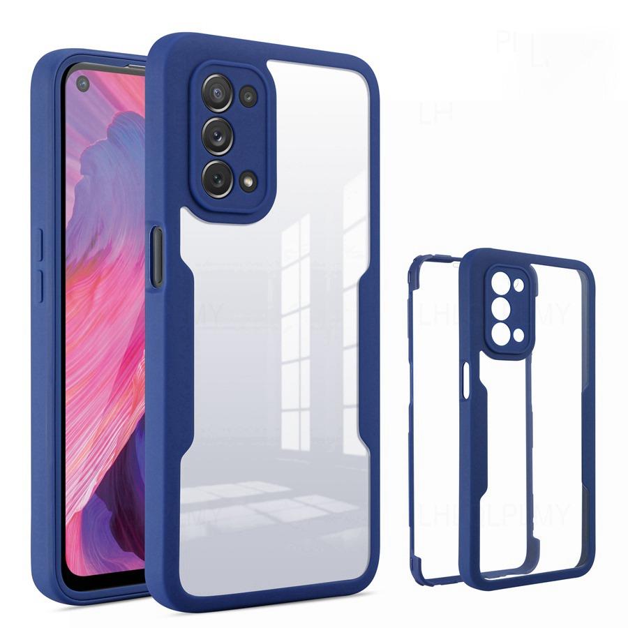 360 Degrees Protect ShockProof Case For Realme 8 9 Pro C21 C25Y C30 C33 Reno13 OPPO A40 A96 A79 A16 A53 A54 A74 A94 5G Vivo V23 Y20 Front + Back Cover