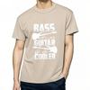 Brand Tshirts for Unisex Printed Unisex short sleeve tshirt Graphic Bass Its Like Guitar But Way Cooler Cool For Unisex Tee shirt