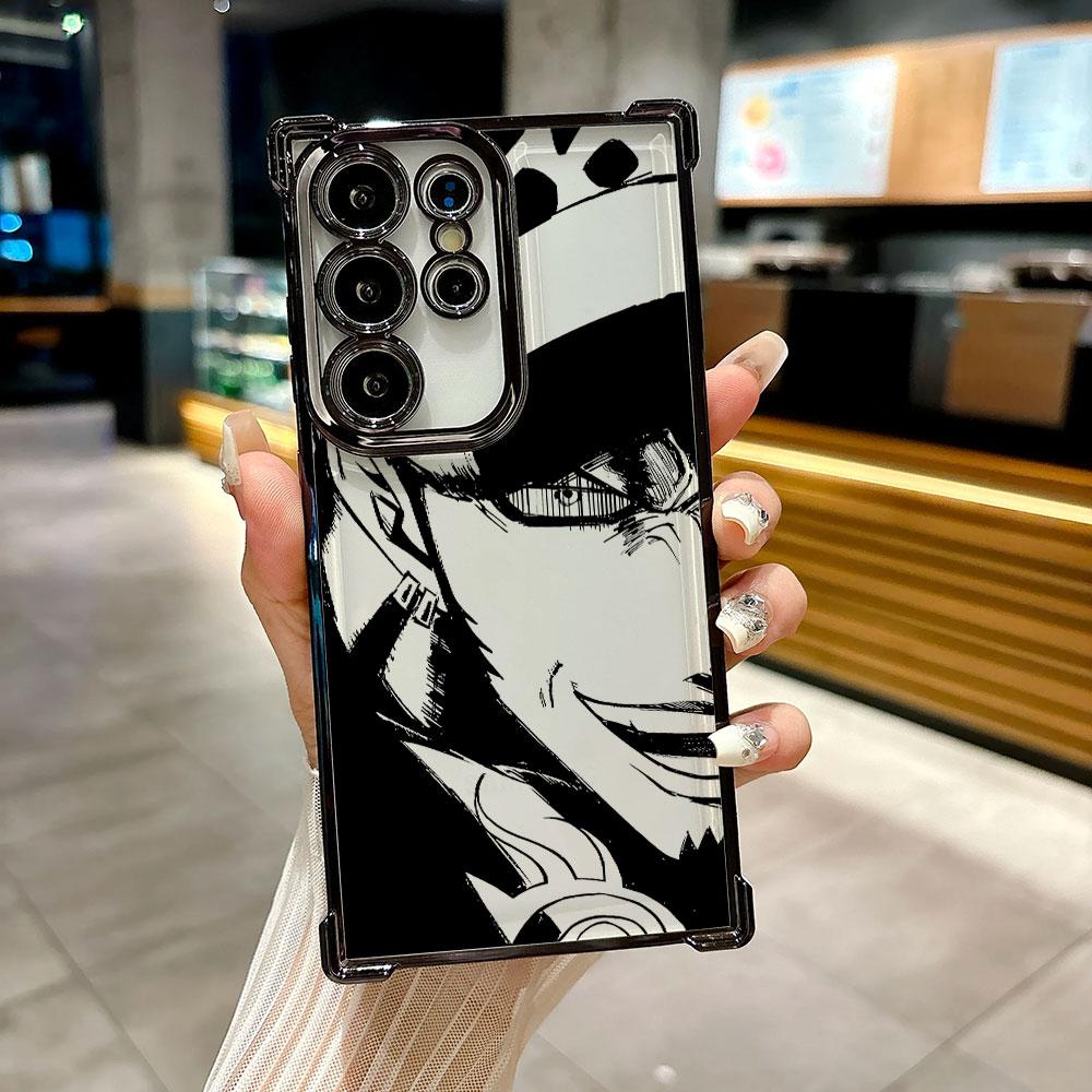 Чехол One Piece Для телефона Galaxy S26 Ultra Чехол Sanji Zoro Luffy Для Samsung S26 S25 S24 S23 S21 Ultra S20 FE S25 Plus 5G Чехол
