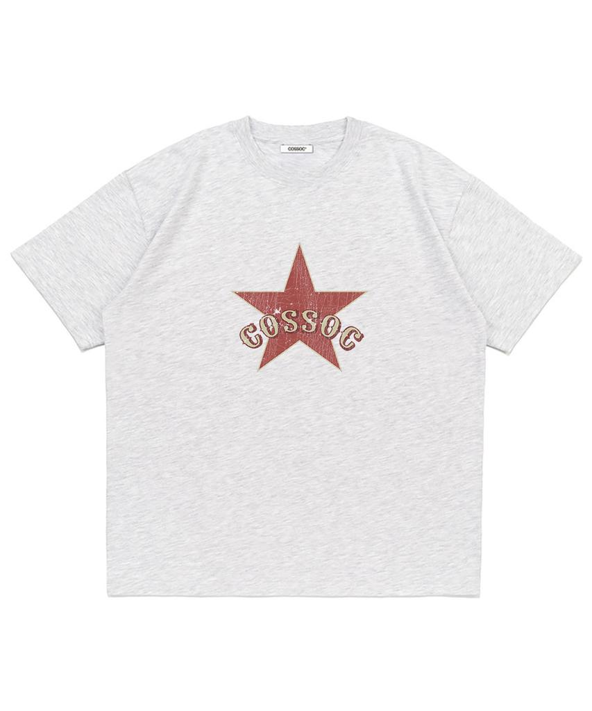 Koso Star Koso Футболка с коротким рукавом (Светло-серый)