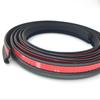 2pcs 90cm Car Styling A Pillar Seal Strip Black Rubber Weatherstrip Waterproof