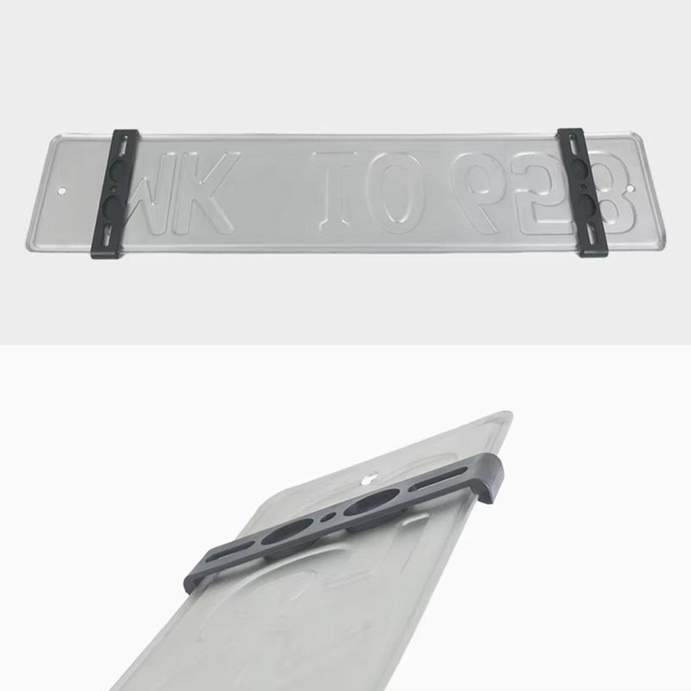 Frameless License Plate Holder 4PCS Weather-Proof Frameless Tags Frame Car Plate Plate Car Rear Q0K4