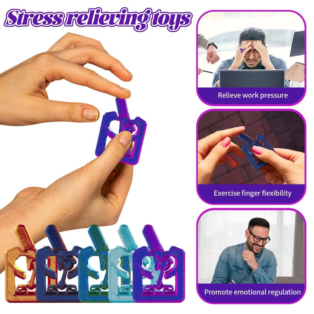 3D Printed Rainbow Wobble Toggle Relieving New Take On The Classic Relieving Toggle Product