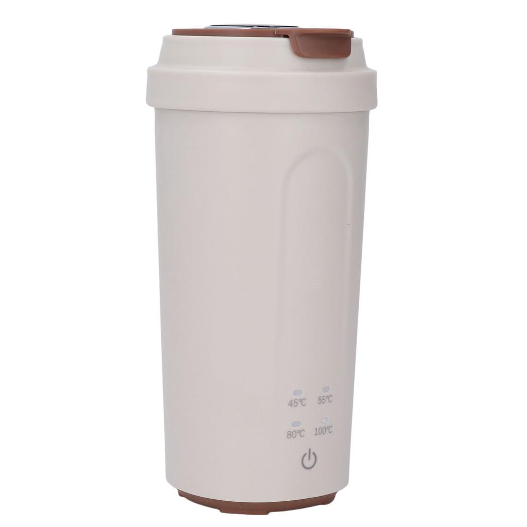 Portable Electric Kettle Stainless Steel 500ml 300W Rechargeable 5000mAh Quick Boiling Travel Mini