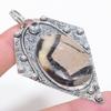 Septerian Stone Gemstone 925 Sterling Silver Jewelry Pendant 2.96"