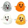 Glitter Ghost Squeeze Toy Stress Relief Transparent Ghost Squeeze Toy Slow Rising Decompression Sensory Fidget Toy Halloween Party