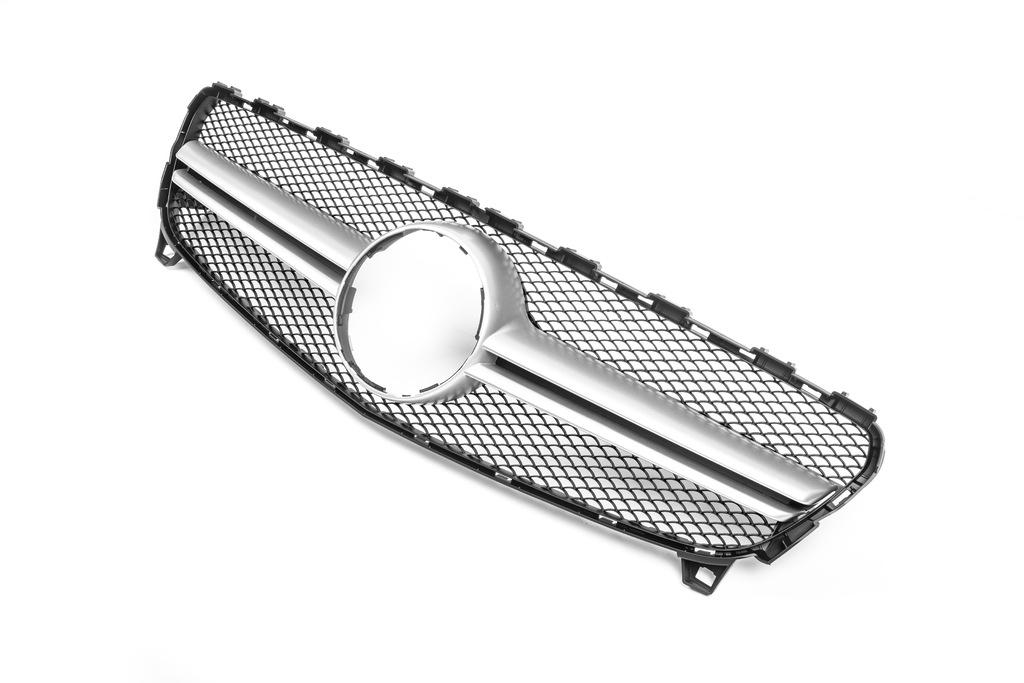 Передняя решетка AMG Silver (2015-2018) для Mercedes A-сlass W176