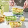 Поднос для льда с крышкой, легкосъемная мини-штабелируемая мини-форма для льда с 8 полостями, универсальный поднос для льда для кофе со льдом