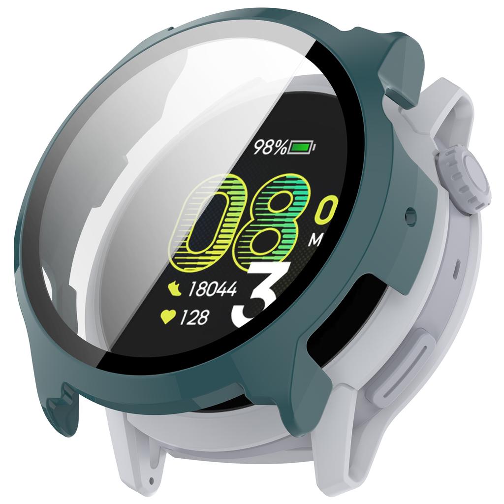 For Coros Pace 4 Case Hard PC Watch Protective Cover with Tempered Glass Film