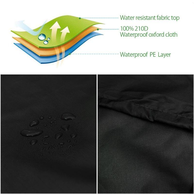 1Pc Hanging Chair Cover with Zipper Anti UV Sun Protector Outdoor Garden Swing Egg Chair Waterproof Rattan Seat Furniture Cover