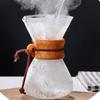 Фильтр-пот из нержавеющей стали, кофейник с сетчатым фильтром, стеклянный чайник, 400 мл/600 мл, деревянная ручка, кофейная посуда для дома