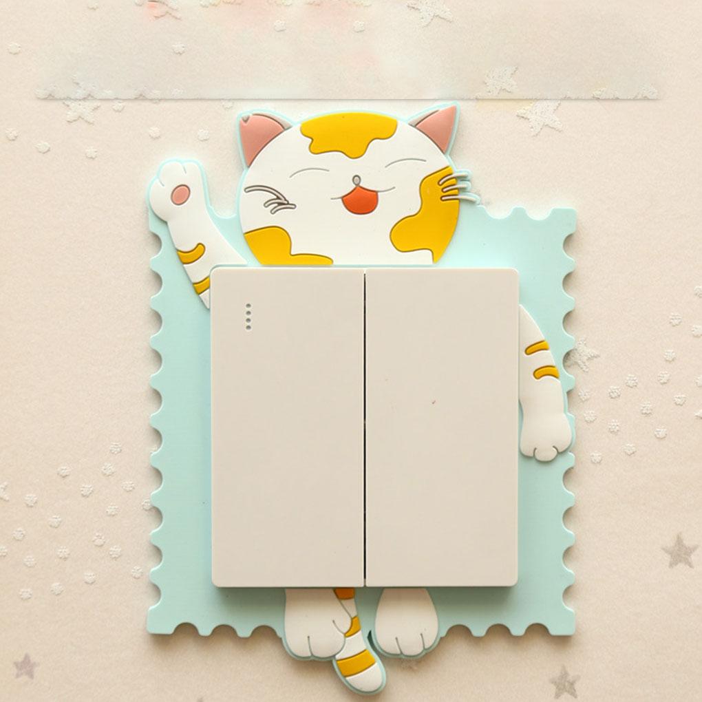 Светящиеся наклейки на выключатель света, антипригарные светящиеся наклейки на выключатель света, защитная крышка, декоративные наклейки на розетку в гостиной