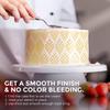 6PCS Cake Stencils Decorating Buttercream, for Cake Decorating, Floral Hollow Lace & Templates for Wedding & Birthday Decor (Style B)