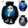 Cartoon Frisk Undertale 3d Print Hoodies Sweatshirt Pullover Jacket Sweatshirt