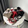 Шерстяная шапка-ушанка в стиле Fair Isle с жаккардовым узором и помпоном, ретро, женская, утолщенная, теплая, осенне-зимняя, вязаная, модная