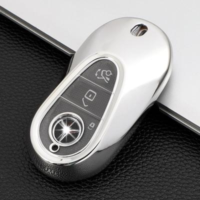 Чехол для ключа автомобиля Mercedes для S-класса S450, Премиальная кожаная крышка-защита для ключа