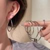 «Крупные круглые серьги в европейском и американском стиле для женщин – легкие, роскошные, элегантные и модные украшения»