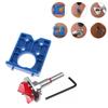 35mm Hinge Hole Jig Drill Guide Set DIY Woodworking Door Hole Opener Concealed Hinges Guide Door Saw Cabinet Accessories Tool