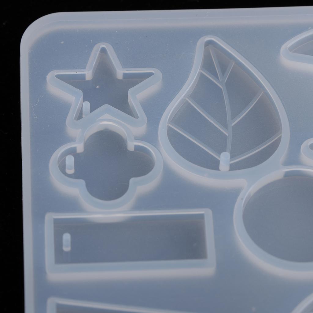 Силиконовые формы с геометрическими кристаллами, формы для изготовления ювелирных изделий, поделки своими руками 11,5x9,5 см