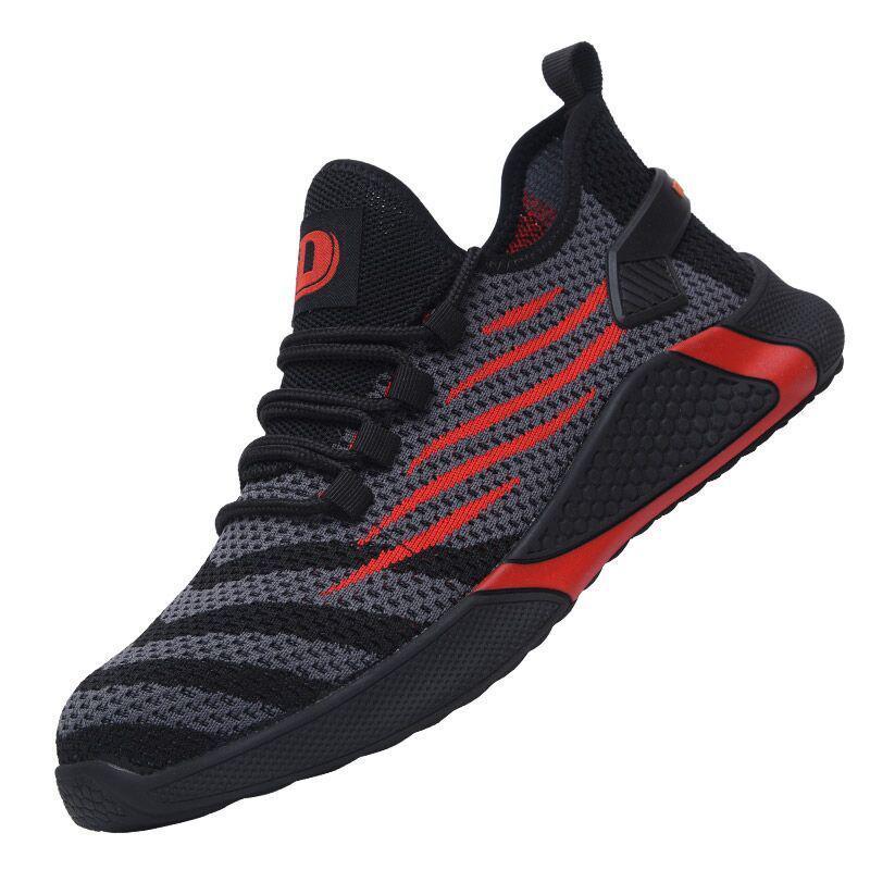 Breathable Steel Toe Safety Shoes - Anti-Smash, Anti-Puncture, Soft Sole, Comfortable Work Shoes for Men